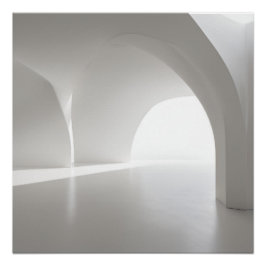 Poster blanc Neutral intérieur Dome Photographie Art
