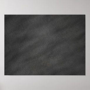 Poster Blanc noir gris de panneau de craie d'arrière -
