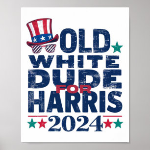 Poster Blanc pour Kamala-harris Première Femme Présidente