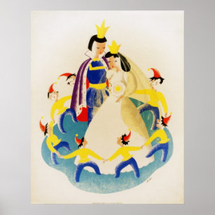 Poster Blanche Neige et les sept nains