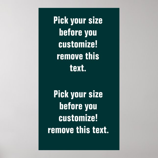 Poster Blancs d'affiche Arrière - plan grand à petit Voir (Devant)