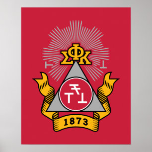 Poster Blason de Phi Sigma Kappa