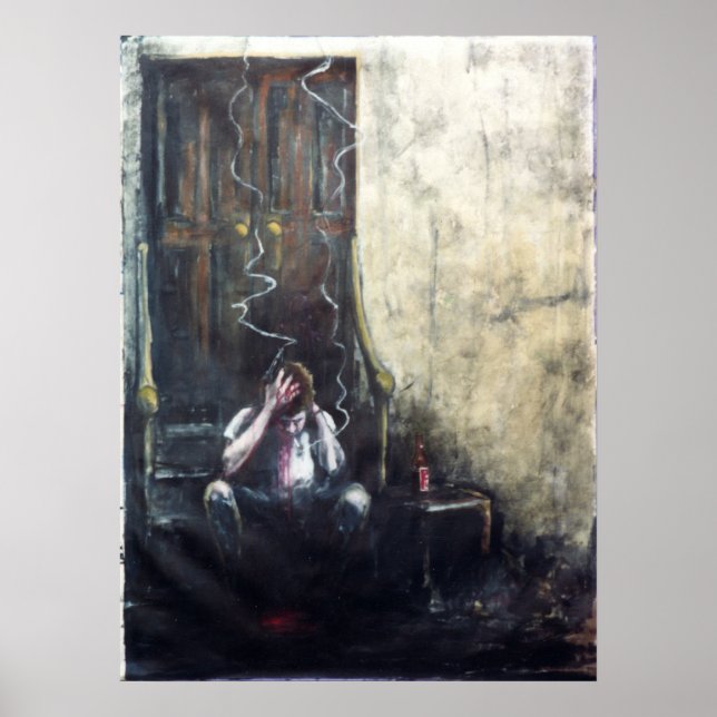 POSTER "BLESSURE DE TÊTE N° 1" (Devant)