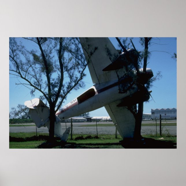 Poster Blessures causées par les ouragans, Kingston, Jama (Devant)