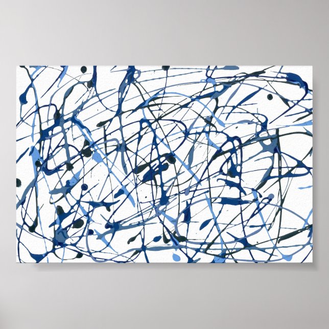 Poster Bleu (Devant)