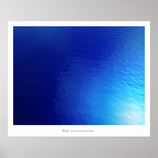 Poster Bleu (Devant)