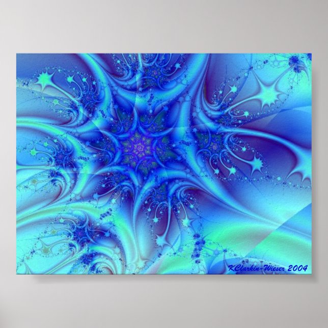 Poster Bleu (Devant)
