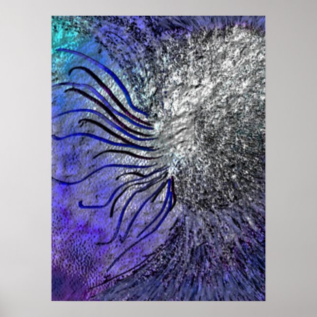 Poster Bleu (Devant)