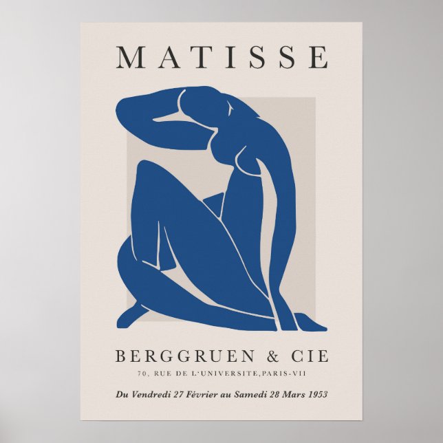 Poster Bleu (Devant)