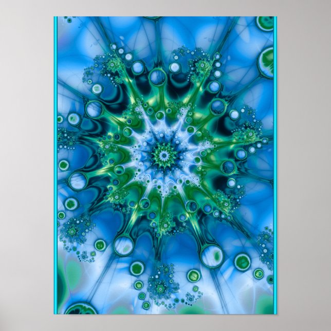 Poster Bleu (Devant)