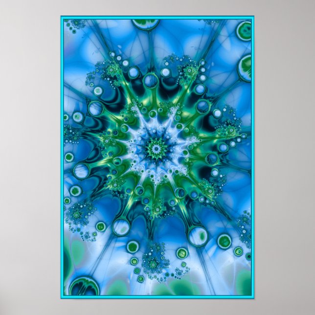 Poster Bleu (Devant)