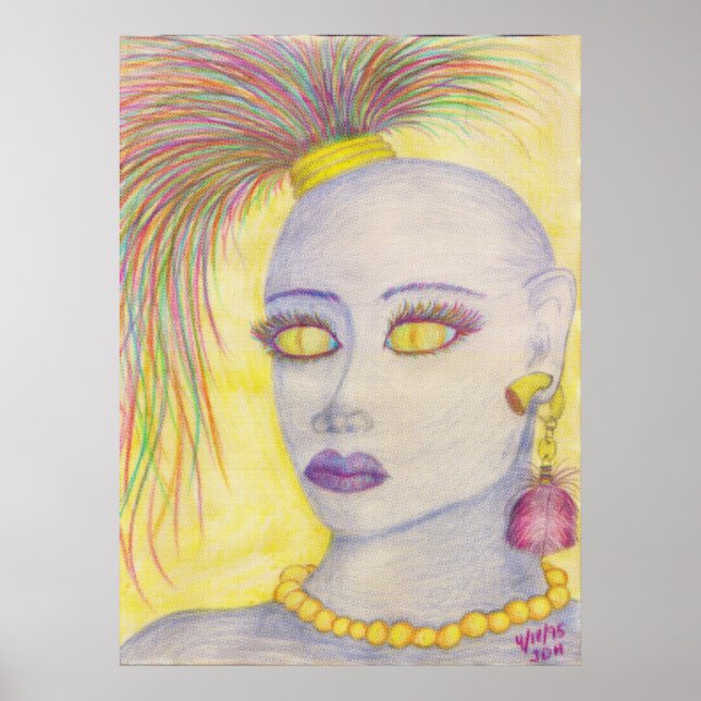 Poster Bleu 3 demi-teinte2 (Devant)