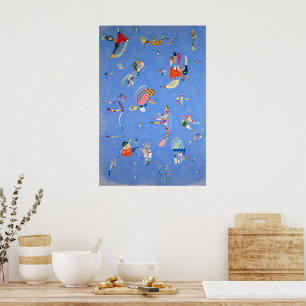 Poster Bleu ciel   Kandinsky  