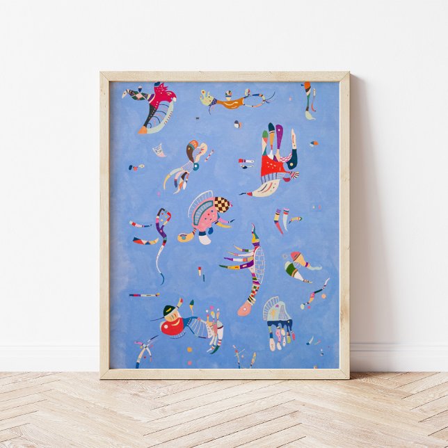 Poster Bleu ciel | Wassily Kandinsky (Créateur téléchargé)