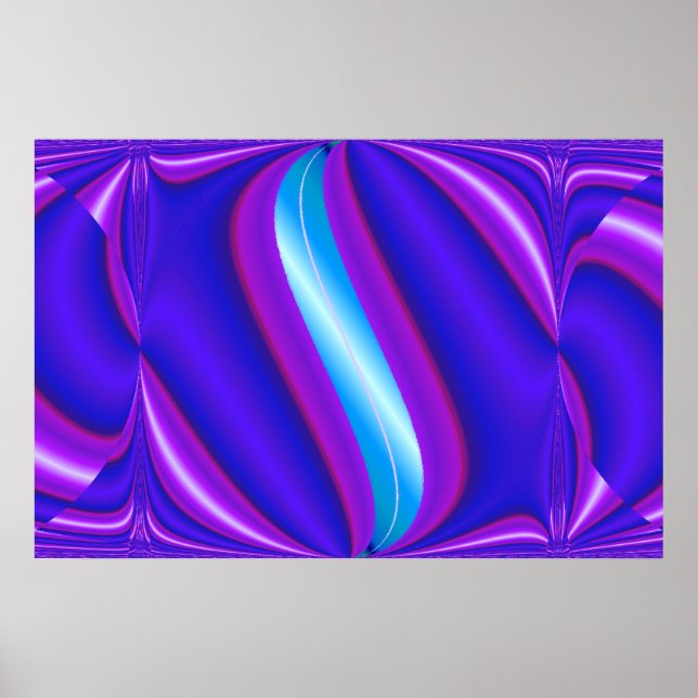 Poster bleu clair (Devant)