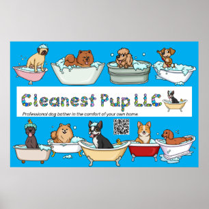 Poster bleu CP