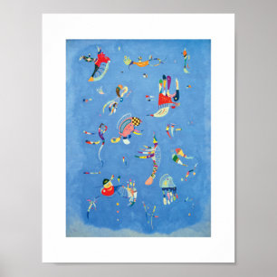 Poster Bleu de ciel par Wassily Kandinsky