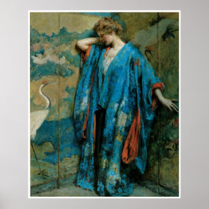 Poster Bleu et jaune, 1910, Robert Reid