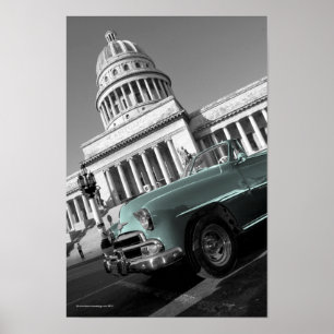 Poster Bleu frais de Capitolio