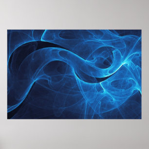 Poster Bleu infini