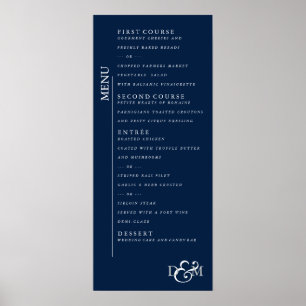 Poster Bleu nuit polaire