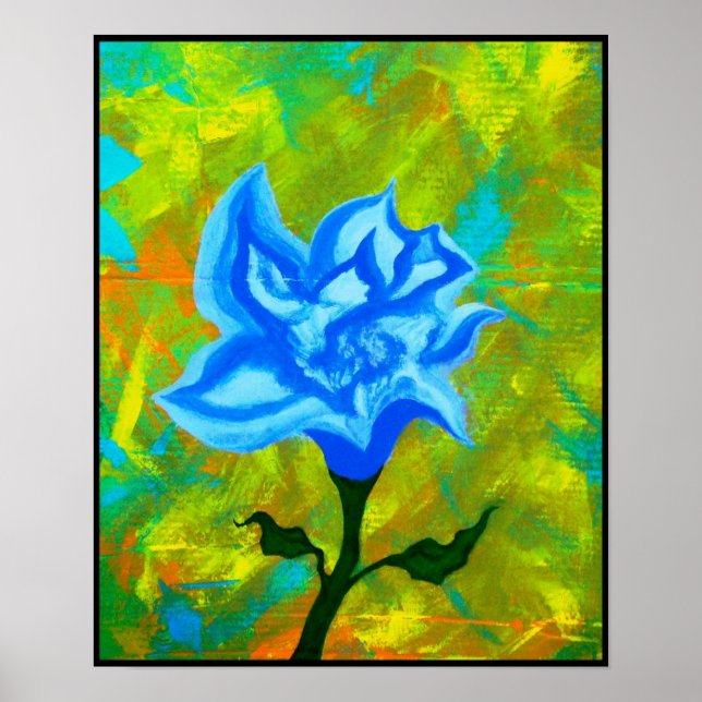 Poster bleu ouvert (Devant)