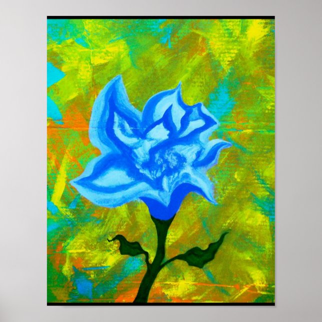Poster Bleu Ouvert (Devant)