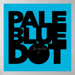 Poster Bleu pâle