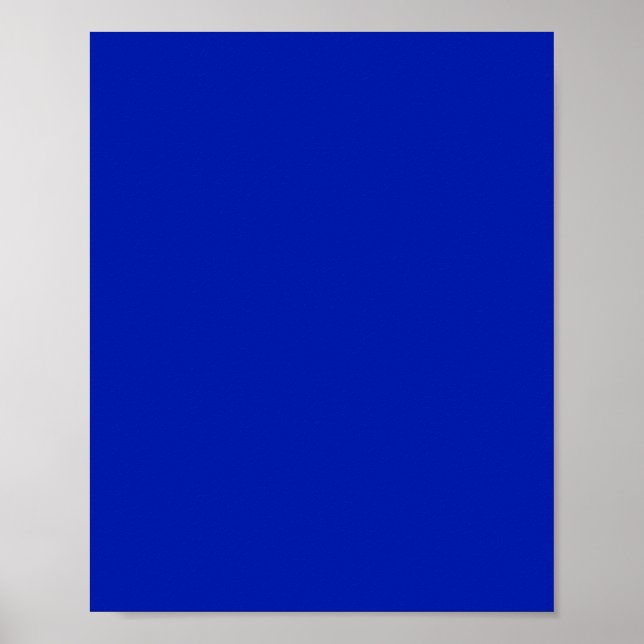 Poster Bleu (Pantone) (couleur solide) (Devant)