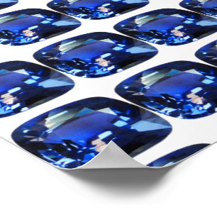 Poster Bleu saphir