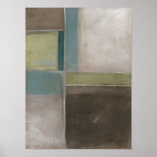 Poster Bleus au crépuscule II