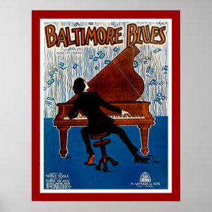 Poster Bleus de Baltimore