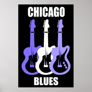 Poster Bleus de Chicago