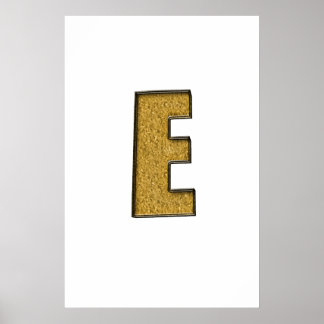Poster Bling Gold E