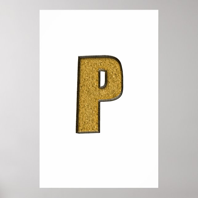 Poster Bling Gold P (Devant)