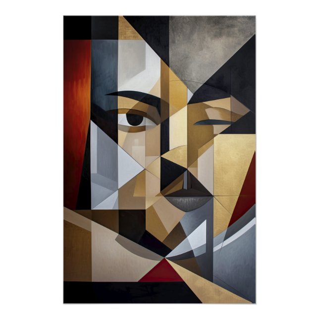 Poster Blinking Abstraction (Devant)