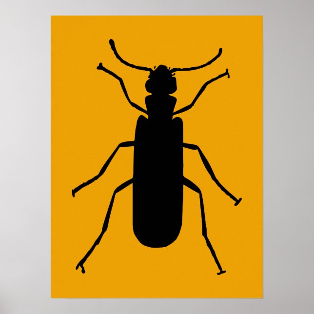 Poster Blister Beetle Silhouette (Devant)