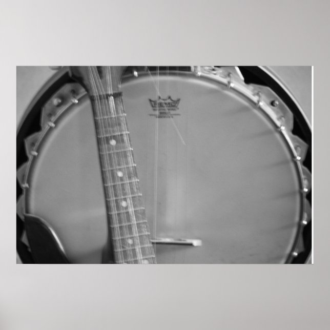Poster Blk & Wht Banjo (Devant)