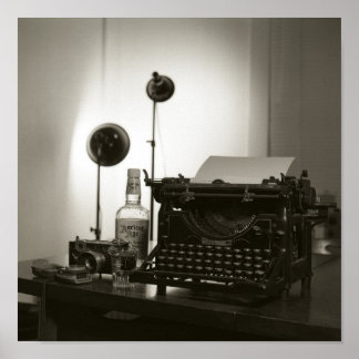 Poster Bloc d'écriture