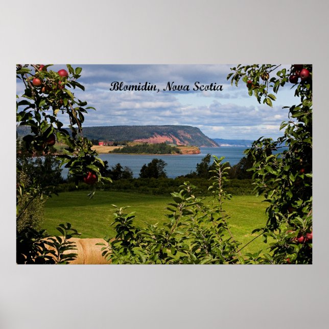 Poster Blomidin, Nouvelle-Écosse, Canada (Devant)