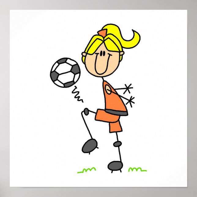 Poster Blond Stick Figure (Devant)