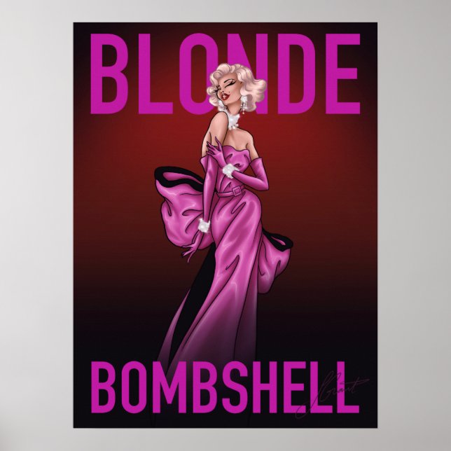 Poster Blonde Bombshell (Devant)