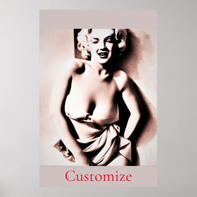 Poster Blonde vintage Thunder_Cove (Devant)