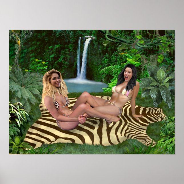 POSTER BLONDE VS BRUNETTE (Devant)