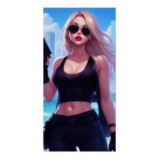 Poster Blondie Bangs