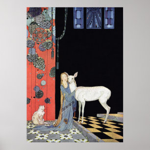 Poster Blondine par Virginia Frances Sterrett