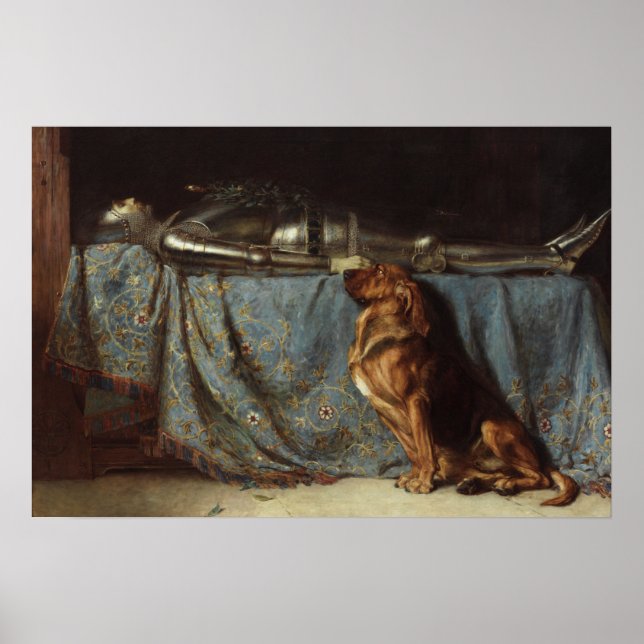 Poster Bloodhound du 19e siècle (Devant)