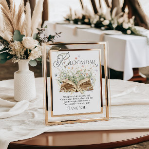 Poster Bloom Bar Nouveau chapitre thème du livre Fleur sa