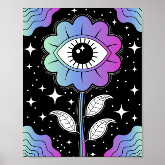 Poster Bloom psychédélique