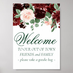 Poster Blooms rustiques Terracotta Out Town Guest